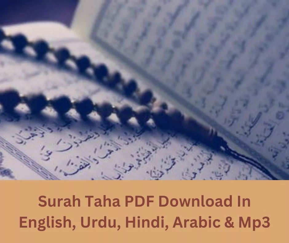Surah Taha PDF Download In English, Urdu, Hindi, Arabic & Mp3