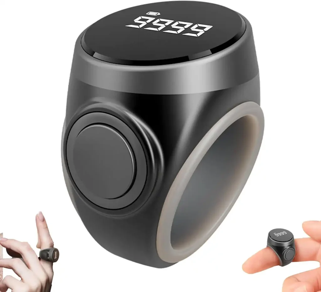 VLSQHNCF Smart Tasbih Counter Ring