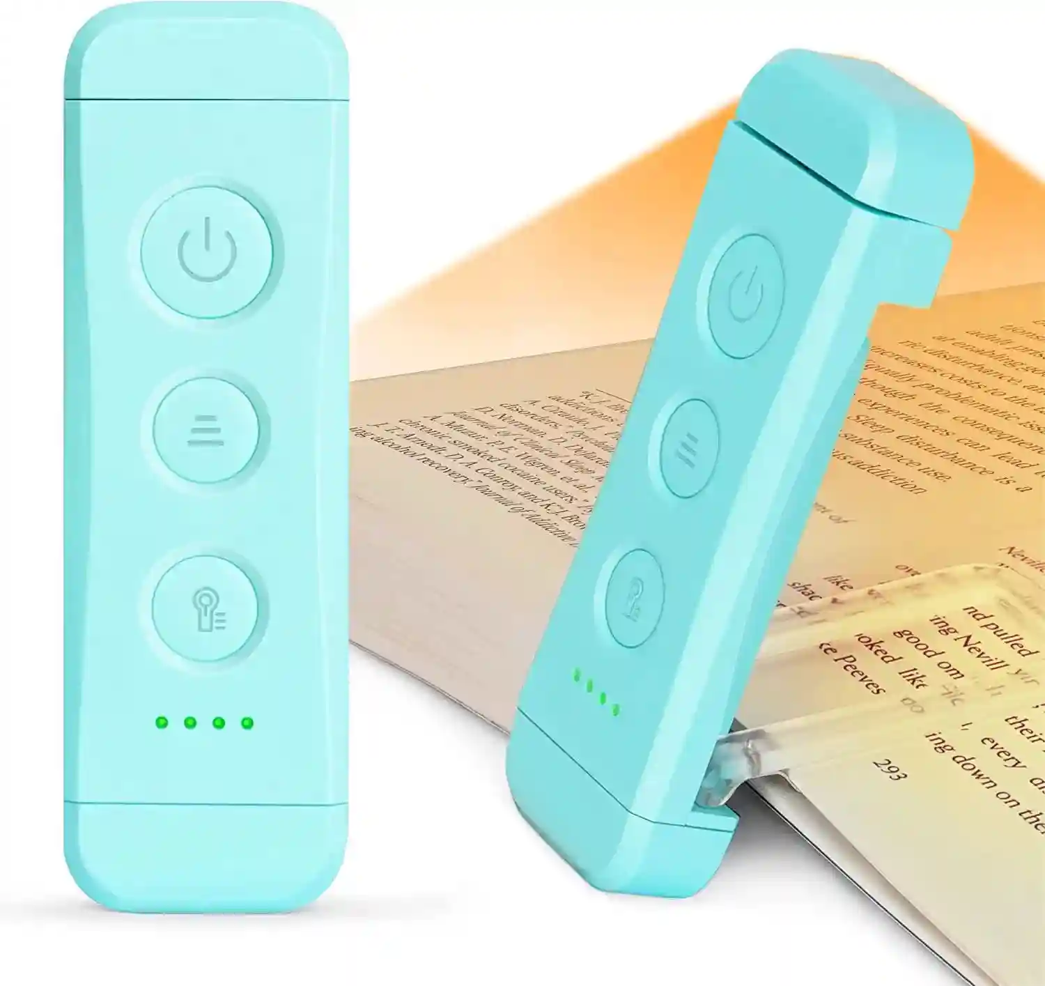 Clip-on rechargeable book light for reading Quran